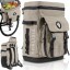 Der Coolbag in beige - Hält kühl oder warm -als Rucksack, Shopper, Lunch oder Fahrradtasche für den Gepäckträger