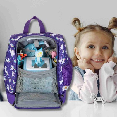 Kids Backpack Purple Unicorn