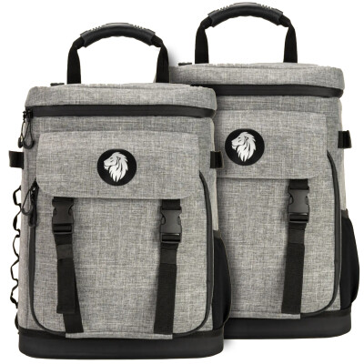 Doppelpack CoolBag in Black, Khaki, Grey