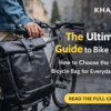 KHALISIA Fahrradtasche am Fahrrad – wasserdichte Premium Bike Bag für Alltag, Pendler und Touren